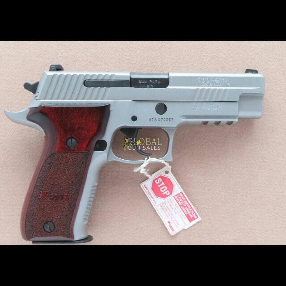 2014 Vintage Sig Sauer P226 Elite Stainless 9mm Pistol w/ Box, Manuals. Minty Discontinued Model