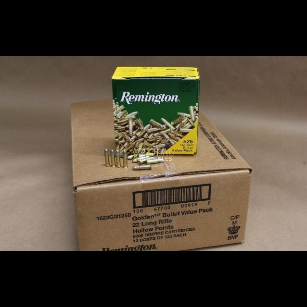     Remington Golden Bullet 22LR 6300Rnd Case