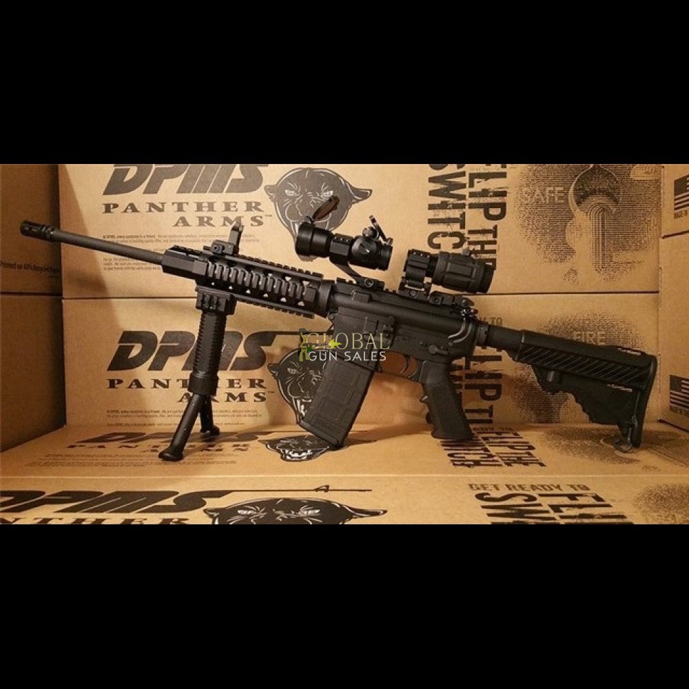 AR15 DPMS PANTHER ORACLE 3X MAGNIFIER & RED DOT QUAD RAIL