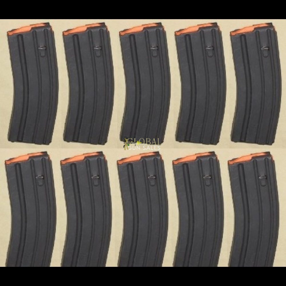 (10) AR-15 Stainless Steel ASC Magazines 5.56 30rd