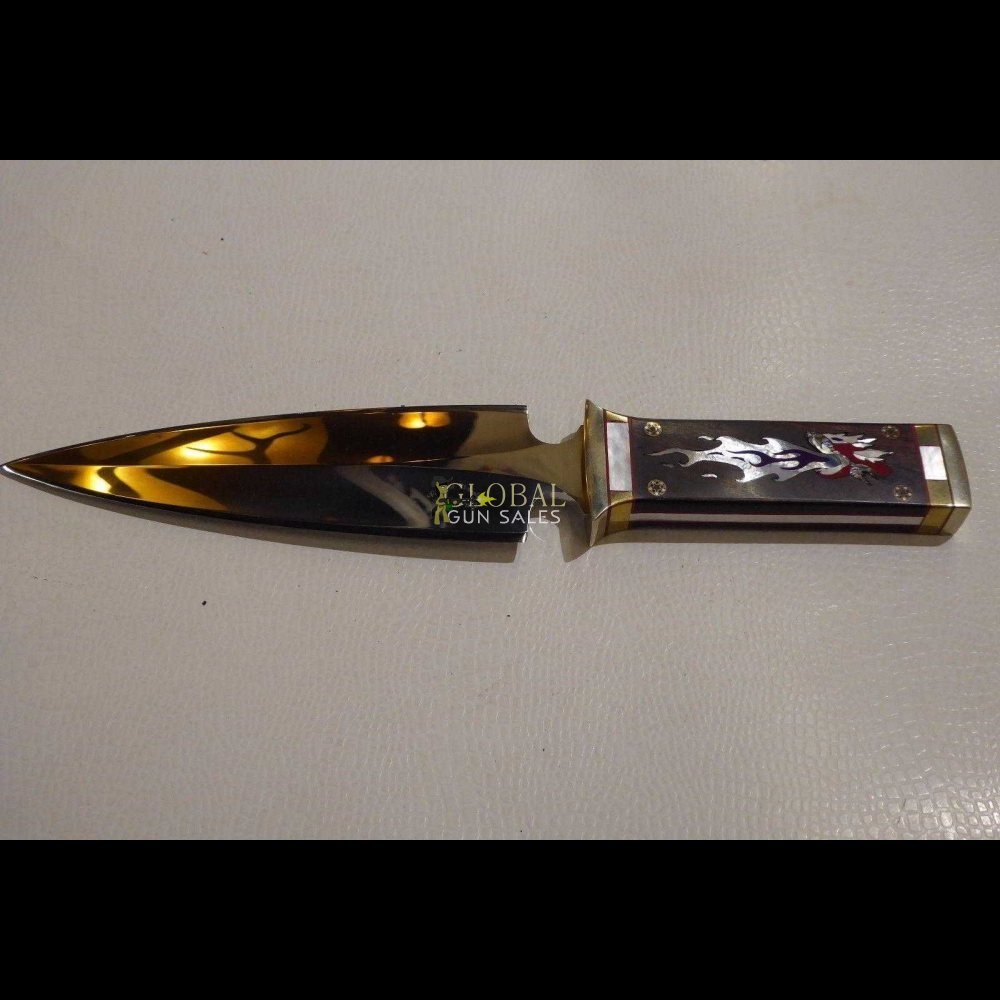 Custom knife by Richard/Rick M. Wheeler of Missoula, MT. 