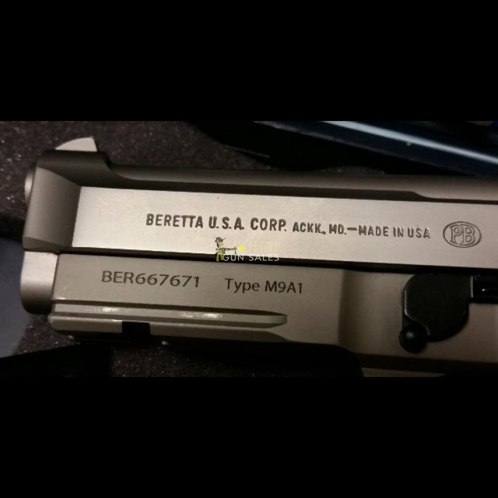 Beretta M9A1 Compact INOX Stainless 9mm 